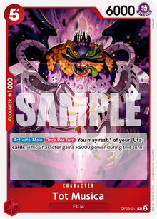Tot Musica OP06-011 Rare Wings of the Captain One Piece Foil Near Mint