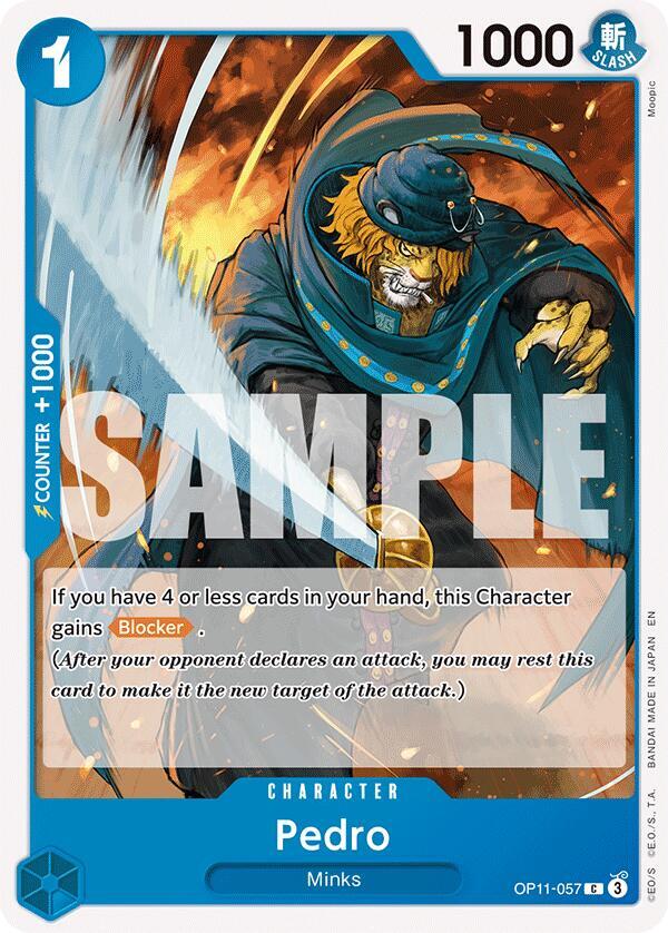 Pedro OP11-057 Common A Fist of Divine Speed One Piece Near Mint