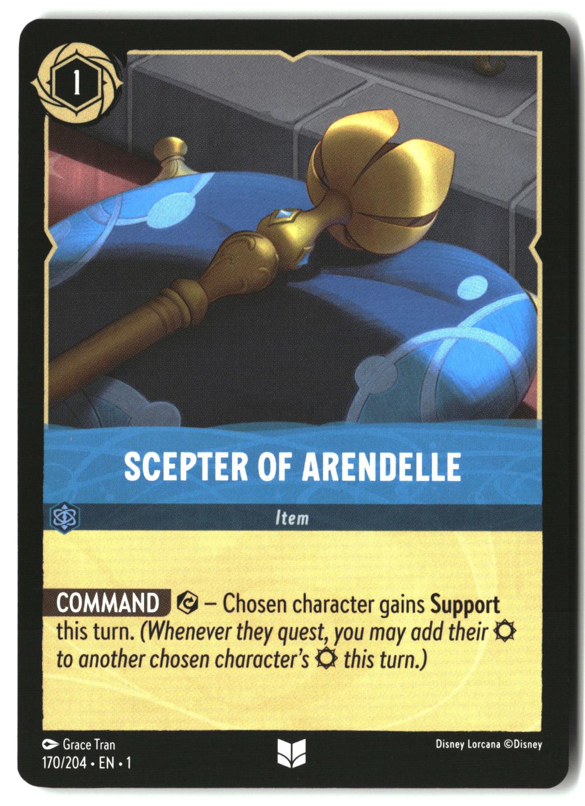 Scepter of Arendelle 170/204 Uncommon The First Chapter Lorcana Lightly Played