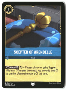 Scepter of Arendelle 170/204 Uncommon The First Chapter Lorcana Lightly Played