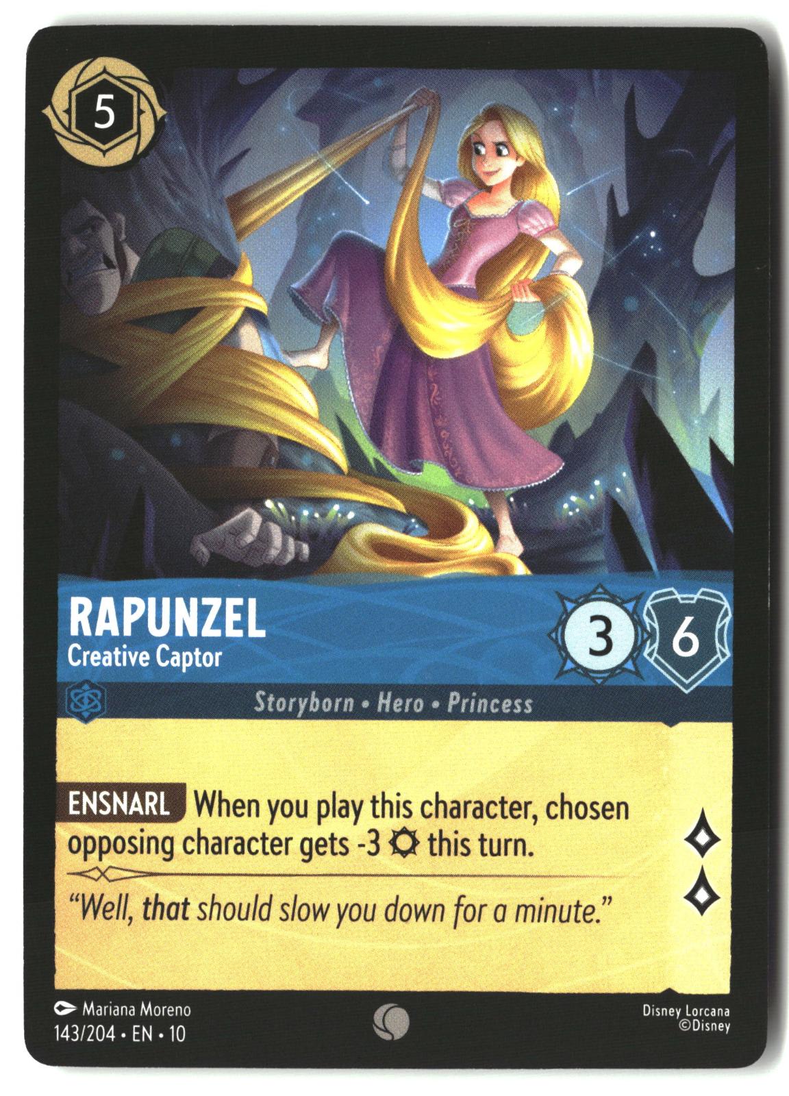 Rapunzel - Creative Captor 143/204 Common Whispers in the Well Lorcana LP