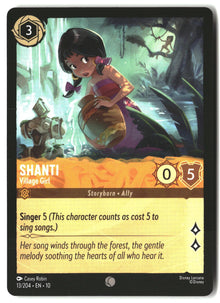 Shanti - Village Girl 13/204 Common Whispers in the Well Lorcana Lightly Played