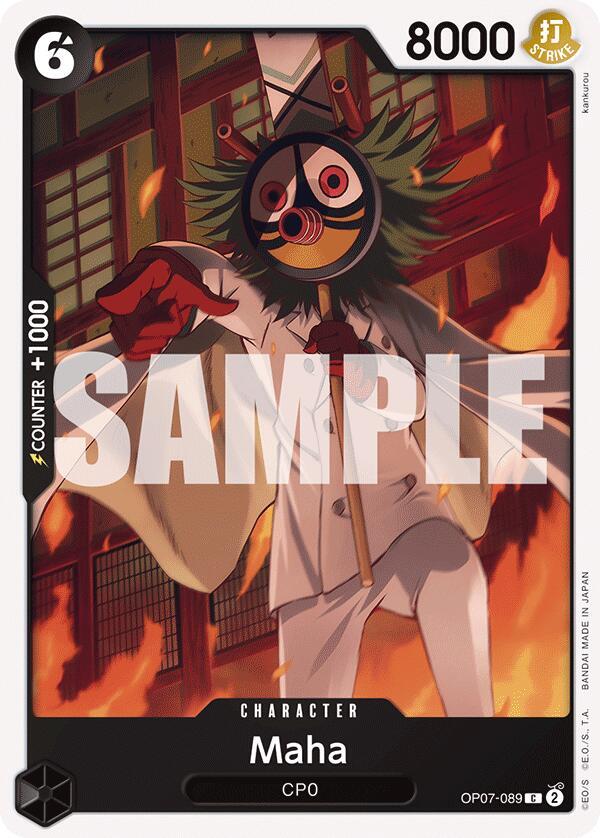 Maha OP07-089 Common 500 Years in the Future One Piece Near Mint