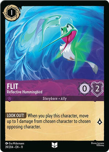 Flit - Reflective Hummingbird 39/204 Uncommon Winterspell Lorcana Near Mint