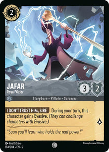 Jafar - Royal Vizier 184/204 Common Rise of the Floodborn Lorcana Near Mint