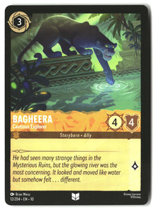 Bagheera - Cautious Explorer 12/204 Uncommon Whispers in the Well Lorcana LP