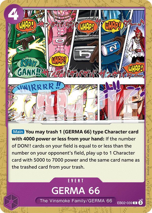GERMA 66 EB02-039 Common Extra Booster: Anime 25th Collection One Piece NM