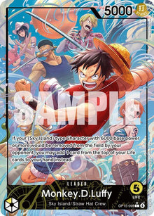 Monkey.D.Luffy (Alternate Art) OP15-098 Adventure on Kami's Island One Piece Foil NM