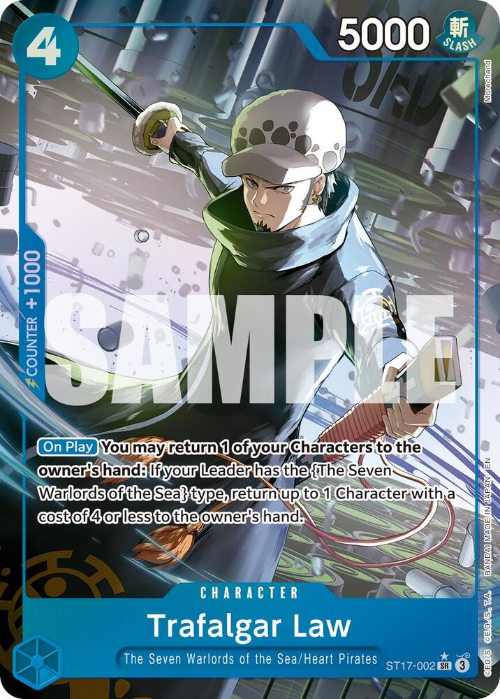 Trafalgar Law (Alternate Art) ST17-002 Premium Booster -The Best- Vol. 2 One Piece Foil NM