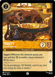 Trusty - Loyal Bloodhound 6/204 Common Archazia's Island Lorcana Near Mint