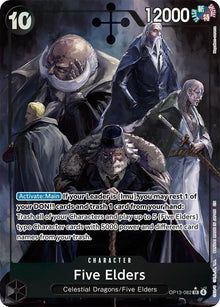 Five Elders (Alternate Art) OP13-082 Carrying On His Will One Piece Foil NM