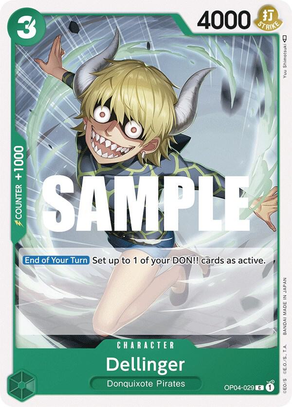 Dellinger OP04-029 Common Kingdoms of Intrigue One Piece Near Mint