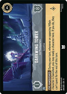 Darkwing Tower - Icy Headquarters 204/204 Uncommon Winterspell Lorcana Near Mint