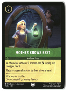 Mother Knows Best 95/204 Uncommon The First Chapter Lorcana Lightly Played