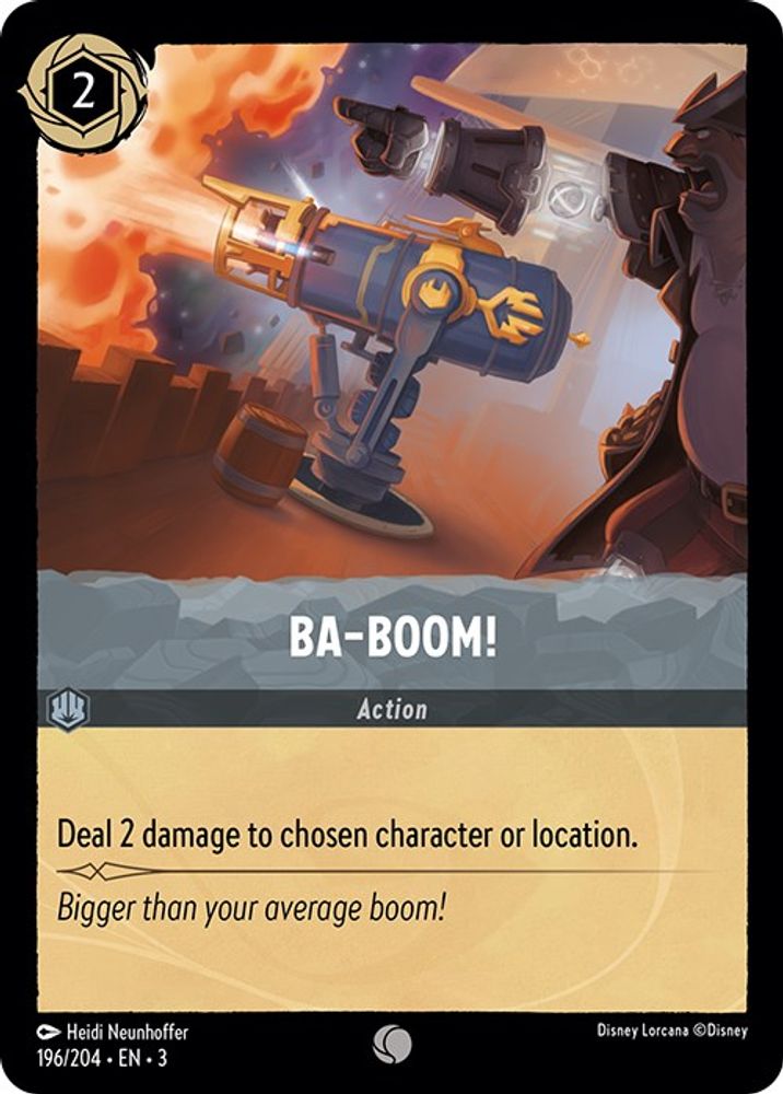 Ba-Boom! 196/204 Common Into the Inklands Lorcana Near Mint