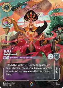 Jafar - Newly Crowned (Enchanted) 210/204 Archazia's Island Lorcana Holo NM