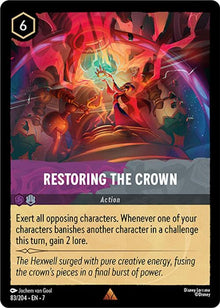 Restoring the Crown 83/204 Rare Archazia's Island Lorcana Near Mint