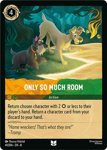 Only So Much Room 41/204 Uncommon Reign of Jafar Lorcana Near Mint