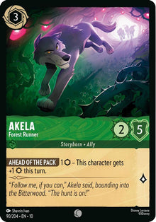 Akela - Forest Runner 90/204 Common Whispers in the Well Lorcana Near Mint