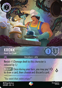 Kronk - Meat Hut Cook (Epic) 223/204 Epic Attack of the Vine! Lorcana Holo NM