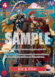 Kid & Killer EB01-003 Rare The Azure Sea's Seven One Piece Foil Near Mint