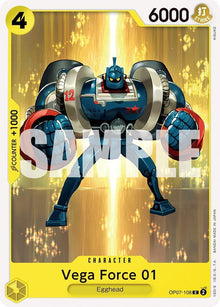 Vega Force 01 OP07-108 Common 500 Years in the Future One Piece Near Mint