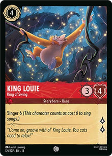 King Louie - King of Swing 121/204 Common Attack of the Vine! Lorcana Near Mint