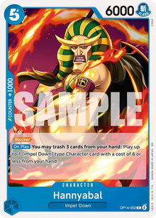 Hannyabal OP14-052 Common The Azure Sea's Seven One Piece Near Mint