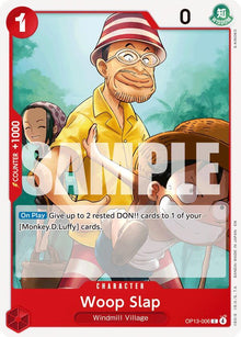 Woop Slap OP13-006 Common Carrying On His Will One Piece Near Mint