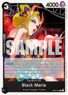 Black Maria EB03-044 Extra Booster: One Piece Heroines Edition One Piece NM
