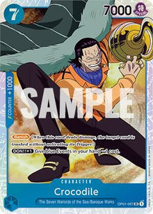 Crocodile (067) OP01-067 Super Rare Romance Dawn One Piece Foil Near Mint