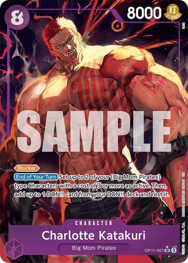Charlotte Katakuri (067) (Alternate Art) OP11-067 A Fist of Divine Speed One Piece Foil NM