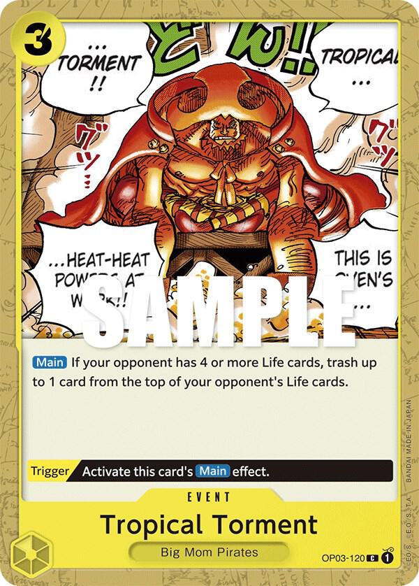 Tropical Torment OP03-120 Common Pillars of Strength One Piece Near Mint