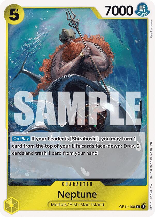 Neptune OP11-108 Rare A Fist of Divine Speed One Piece Foil Near Mint
