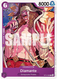Diamante OP14-066 Common The Azure Sea's Seven One Piece Near Mint