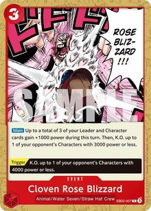 Cloven Rose Blizzard EB02-007 Extra Booster: Anime 25th Collection One Piece NM