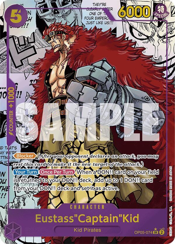 Eustass"Captain"Kid (Manga) OP05-074 Premium Booster -The Best- One Piece Foil NM