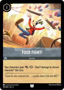 Food Fight! 199/204 Uncommon Shimmering Skies Lorcana Near Mint