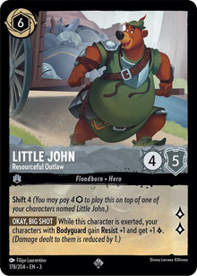 Little John - Resourceful Outlaw 178/204 Super Rare Into the Inklands Lorcana NM