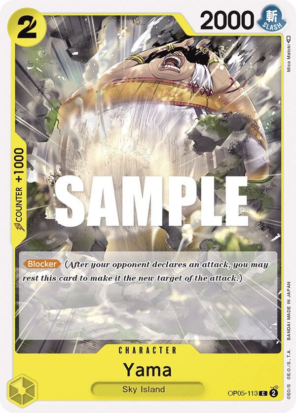 Yama OP05-113 Common Awakening of the New Era One Piece Near Mint