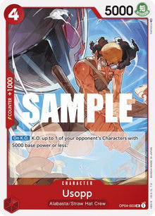 Usopp OP04-003 Uncommon Kingdoms of Intrigue One Piece Near Mint