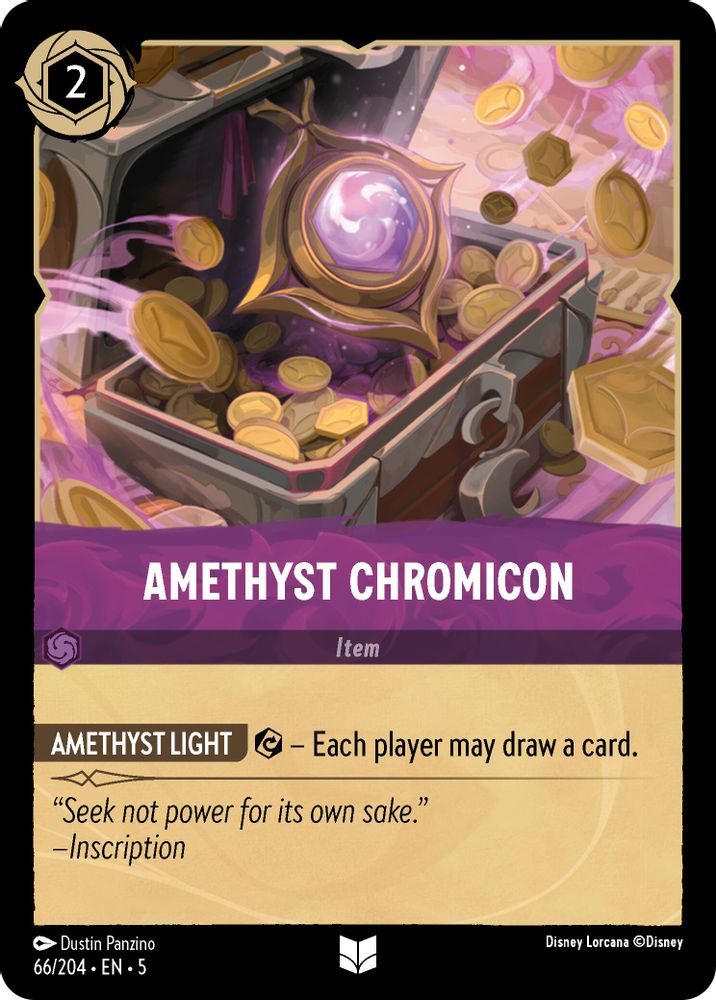 Amethyst Chromicon 66/204 Uncommon Shimmering Skies Lorcana Near Mint