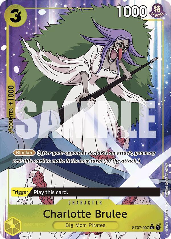 Charlotte Brulee (Full Art) ST07-007 Premium Booster -The Best- One Piece Foil NM