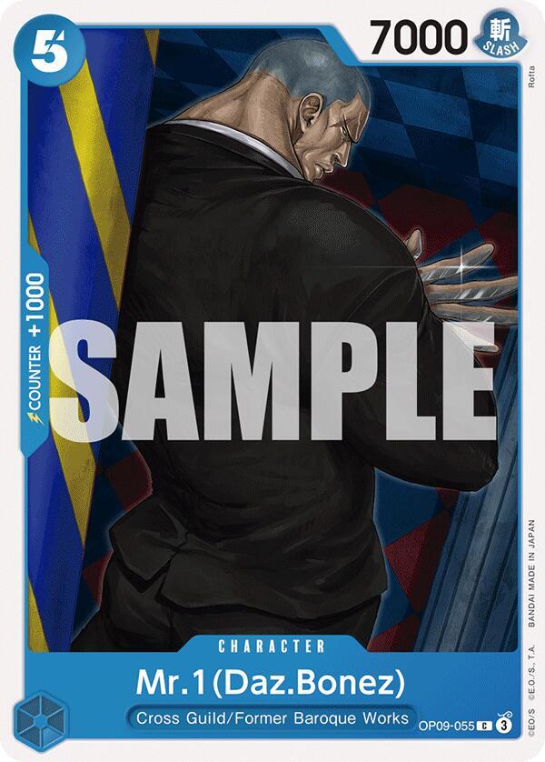 Mr.1(Daz.Bonez) OP09-055 Common Emperors in the New World One Piece Near Mint