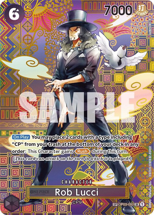 Rob Lucci (092) (SP) OP03-092 Awakening of the New Era One Piece Foil NM