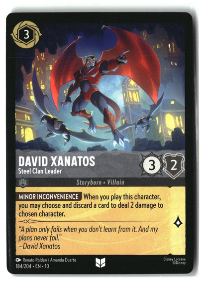 David Xanatos - Steel Clan Leader 184/204 Whispers in the Well Lorcana LP