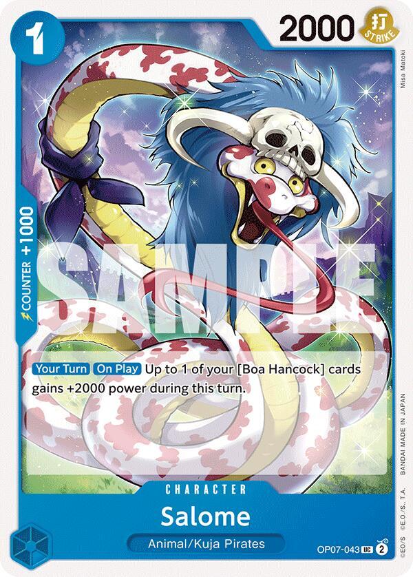 Salome OP07-043 Uncommon 500 Years in the Future One Piece Near Mint