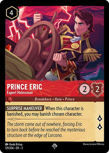 Prince Eric - Expert Helmsman 121/204 Super Rare Into the Inklands Lorcana NM