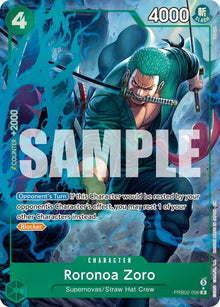 Roronoa Zoro (Alternate Art) PRB02-006 Premium Booster -The Best- Vol. 2 One Piece Foil NM