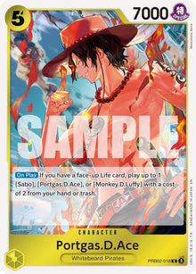 Portgas.D.Ace PRB02-018 Rare Premium Booster -The Best- Vol. 2 One Piece Foil NM